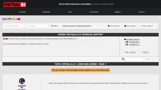 
                            1. VIRTUAL DJ SOFTWARE - Virtual DJ 8 - Login and License