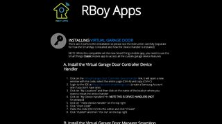 
                            12. Virtual Garage Door Installation Instructions - RBoy Apps SmartThings