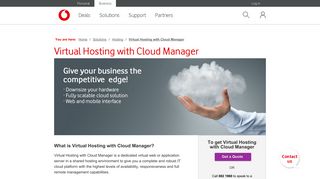 
                            3. Virtual Hosting with Cloud Manager | Vodacom Corporate