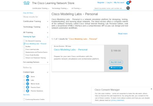 
                            11. Virtual Internet Routing Lab - All Training - Cisco Learning Network Store