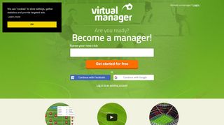 
                            5. Virtual Manager - Online football manager game