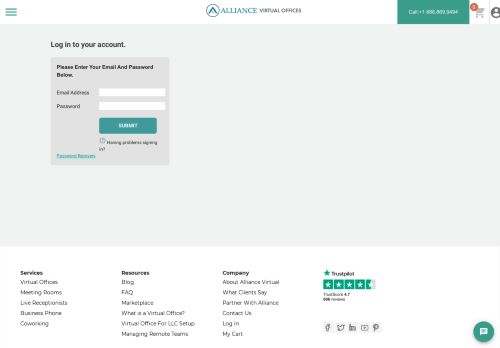 
                            3. Virtual Office Addresses | Login - Alliance Virtual Offices