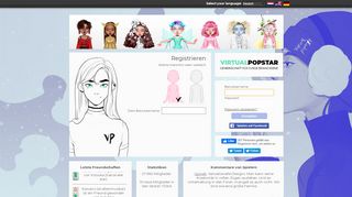 
                            7. Virtual Popstar: Anmelden