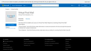 
                            11. Virtual Post Mail - Azure Marketplace - Microsoft