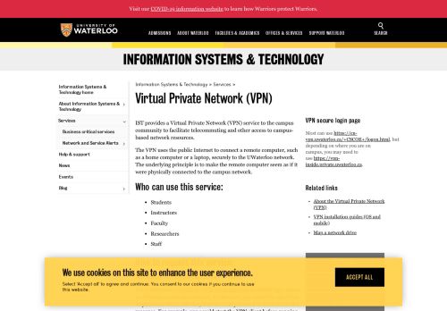 
                            12. Virtual Private Network (VPN) | Information Systems & Technology ...