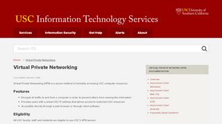 
                            1. Virtual Private Network (VPN) - IT Services | USC - University of ...