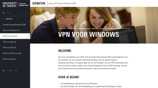 
                            10. Virtual Private Network (VPN) | VPN voor ... - Universiteit Twente