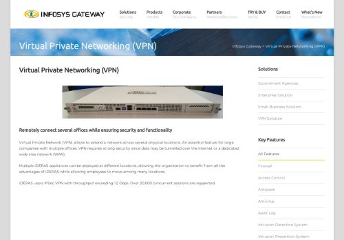 
                            7. Virtual Private Networking (VPN) - Infosys Gateway