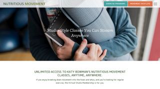 
                            12. Virtual Studio Membership - Nutritious Movement