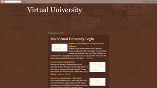 
                            4. Virtual University: Bits Virtual University Login