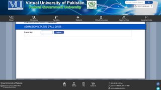 
                            2. Virtual University of Pakistan - View Admission Status