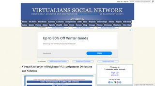 
                            8. Virtual University of Pakistan (VU) Assignment Discussion ...