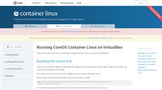 
                            11. VirtualBox | Container Linux on Oracle VM VirtualBox | CoreOS