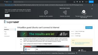 
                            10. VirtualBox guest Ubuntu can't connect to Internet - Super User