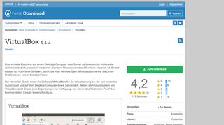 
                            10. VirtualBox | heise Download