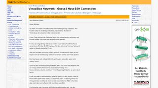 
                            10. VirtualBox Netzwerk - Guest 2 Host SSH Connection ...