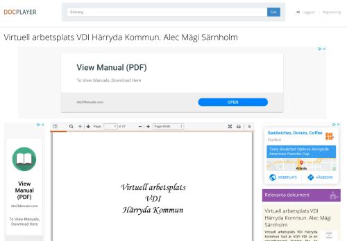 
                            5. Virtuell arbetsplats VDI Härryda Kommun. Alec Mägi Särnholm - PDF