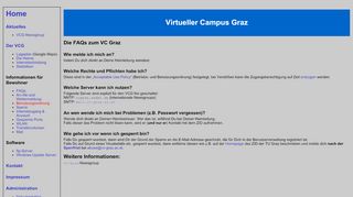 
                            6. Virtueller Campus Graz: FAQs