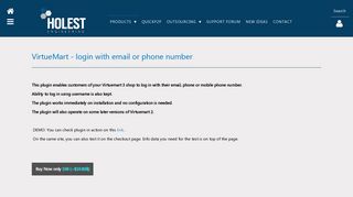 
                            7. VirtueMart - login with email or phone number - HOLEST Engineering