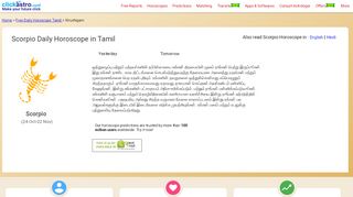 
                            5. Viruchigam Rasipalan | Scorpio Horoscope in Tamil ... - Clickastro.com