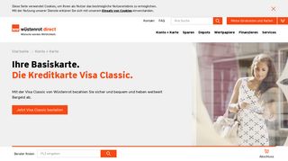 
                            1. Visa Classic Kreditkarte | Wüstenrot direct