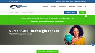 
                            8. VISA Credit Cards | Virginia Commonwealth Bank