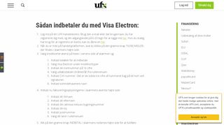 
                            9. Visa Electron - UFX.com