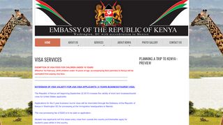 
                            12. Visa - Embassy of Kenya
