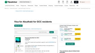 
                            13. Visa for Abudhabi for GCC residents - United Arab Emirates ...