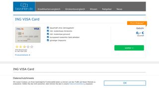 
                            10. Visa-Karte inkl. kostenloses Girokonto – die ING VISA Card | Bezahlen ...