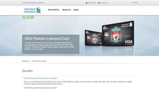 
                            3. Visa Platinum Liverpool Card - Credit Cards - Standard Chartered ...