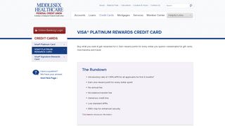 
                            10. Visa® Platinum Rewards Card