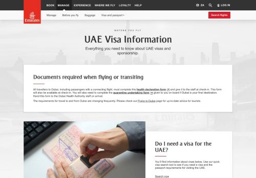 
                            7. Visa services in South Africa | UAE Visas | Emirates South Africa