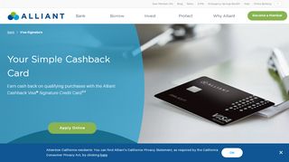 
                            2. Visa® Signature Card | Alliant Credit Union