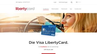 
                            4. VisaCard Kreditkarte - einfach und sicher | LibertyCard