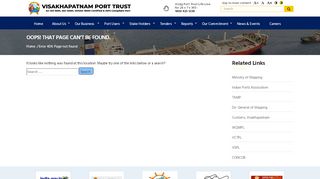 
                            2. Visakhapatnam Port Trust - Extranet Login