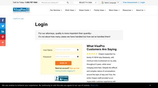 
                            1. VisaPro Immigration Case Management Login