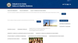 
                            5. Visas | Embajada de los Estados Unidos en la República Dominicana