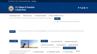 
                            3. Visas | US Embassy & Consulates in South Africa