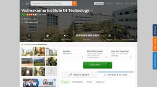 
                            10. Vishwakarma Institute Of Technology (VIT) in Bibvewadi, Pune - Justdial