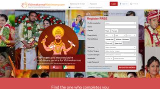 
                            1. Vishwakarma Matrimony - The No. 1 Matrimony Site for Vishwakarmas ...
