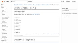 
                            4. Visibility and access controls | GitLab