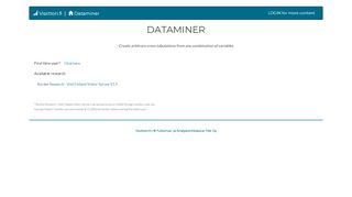 
                            2. Visiittori: Dataminer