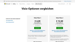 
                            5. Visio-Optionen vergleichen, Visio testen | Microsoft Visio