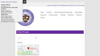 
                            6. Vision 21 Login | Abundant Life Church