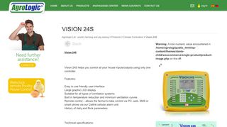 
                            7. Vision 24S - Agrologic Ltd - poultry farming and pig raising