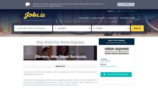 
                            13. Vision Express is hiring. Apply now. - Jobs.ie