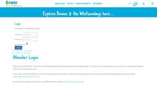 
                            13. Visit Bowen, Queensland - BTB Member Login - Tourism Bowen