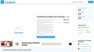 
                            5. Visit Cloudfactory.onelogin.com - OneLogin.