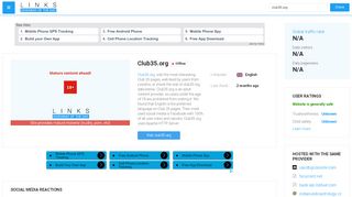 
                            3. Visit Club35.org - Hosted By One.com | Webhosting made simple.